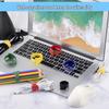 Nylon Cable Organizer: Self-Adhesive Strap for Power Cords with T-Shaped Hook and Loop Design