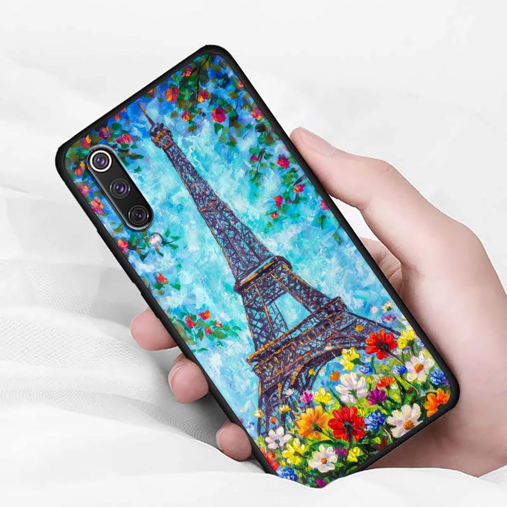Мягкий чехол с изображением кота Ван Гога, звездной ночи, маслом для Xiaomi Mi 9 9se 8 10 10T A2 Lite 10S 9T CC9 Note 10 Pro 9Lite, чехол Fundas