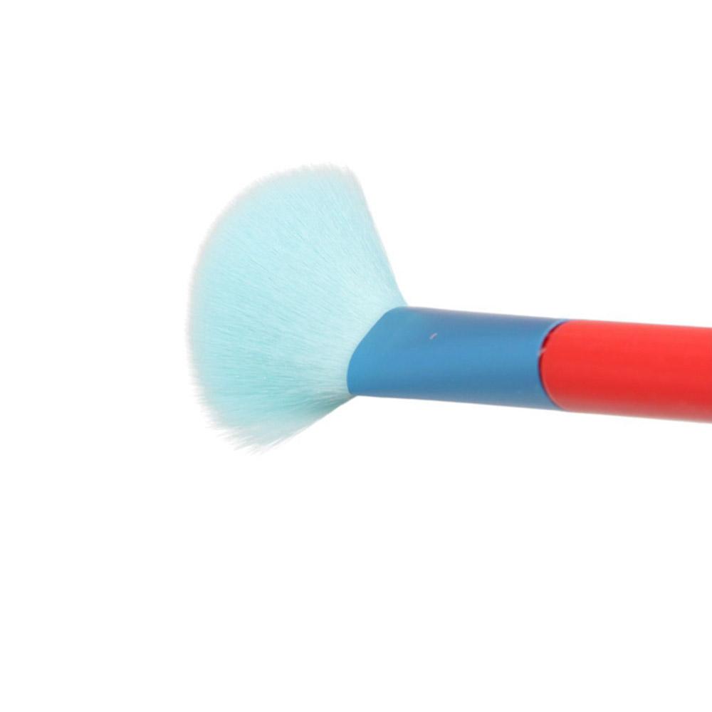 15Pcs Synthetic Hair Makeup Brushes Set Rainbow Colourful Make Up Brush Set Makeup Beginner
