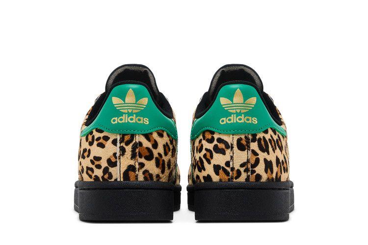 adidas Superstar Black Green Leopard (Women's)