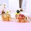 Adorable Elephant Metal Keychain With Sparkling Rhinestones Perfect For Gifts And Accessories