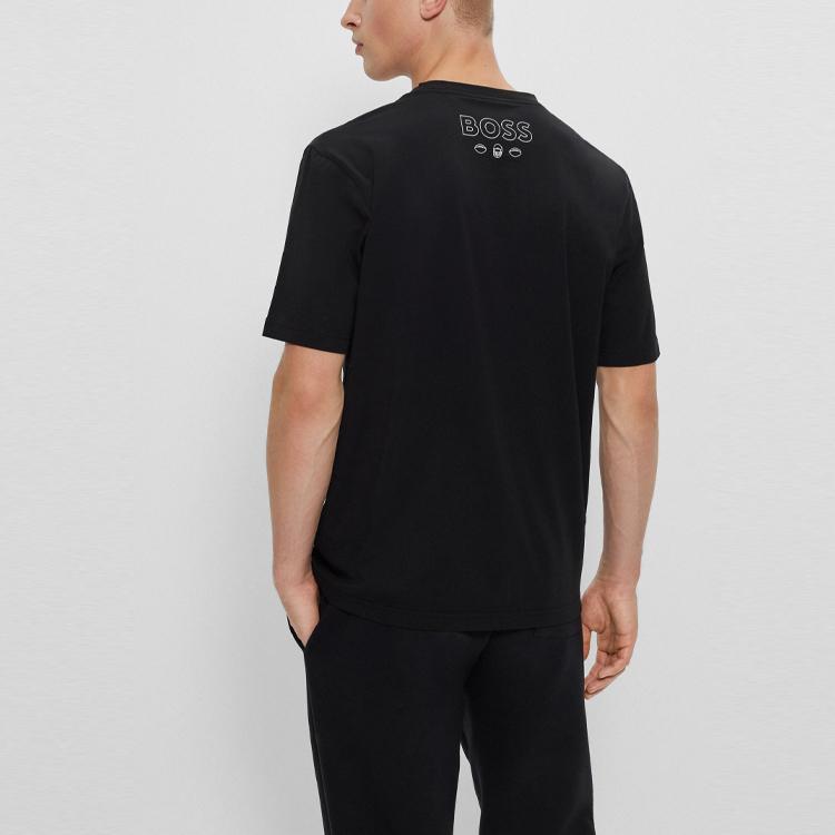 Hugo Boss x Nfl Raiders-print jersey T-shirt 50504526-004