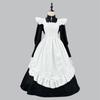 New British Black & White Lolita Plus Size Maid Cosplay Costume