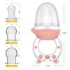 Baby Solid/Frozen Fruit Feeder Teether, Baby Teething Toy 4M+, BPA-Free Silicone Bag and Teether, Teething Relief