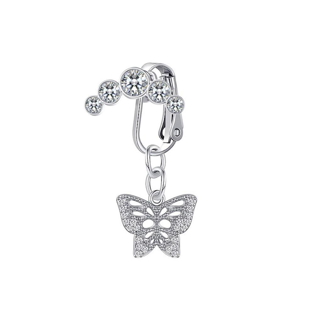 Зажим для пупка, поддельный пирсинг, кольцо для пупка, кольцо из искусственного пупка, модные поддельные кольца для пупка, тело