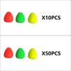10 шт./50 шт. Пенопластовые поплавки Овальные Индикаторы поклевки для нахлыста Поплавки для оснасток для помпано Яркого цвета Поплавки для оснасток для рыбалки на форель