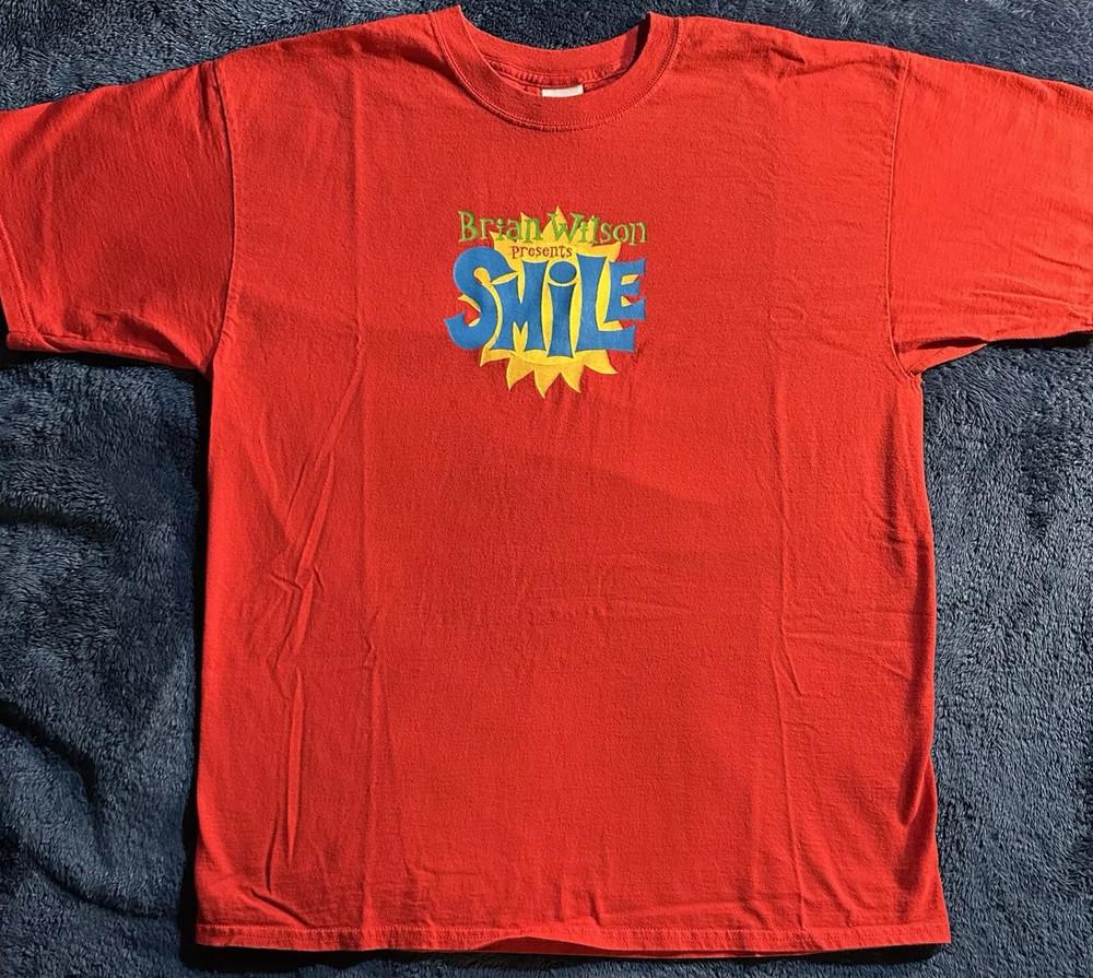 Брайан Уилсон Smile Tour Чистая футболка The Beach Boys Размер S-5XL Унисекс Футболка
