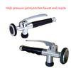 Эффективная насадка для кухонного крана с мощным напором воды, удобная распылительная головка, простая в использовании для быстрой очистки