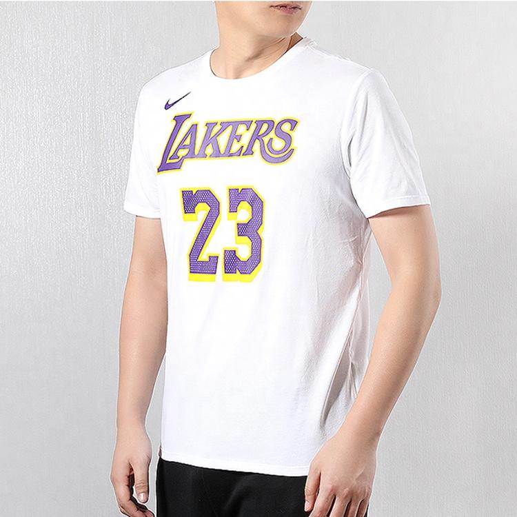 Nike NBA Lakers Limited Edition Леброн Джеймс Нет. Футболка 23 Asia Fit Мужские топы белые AR4888-109