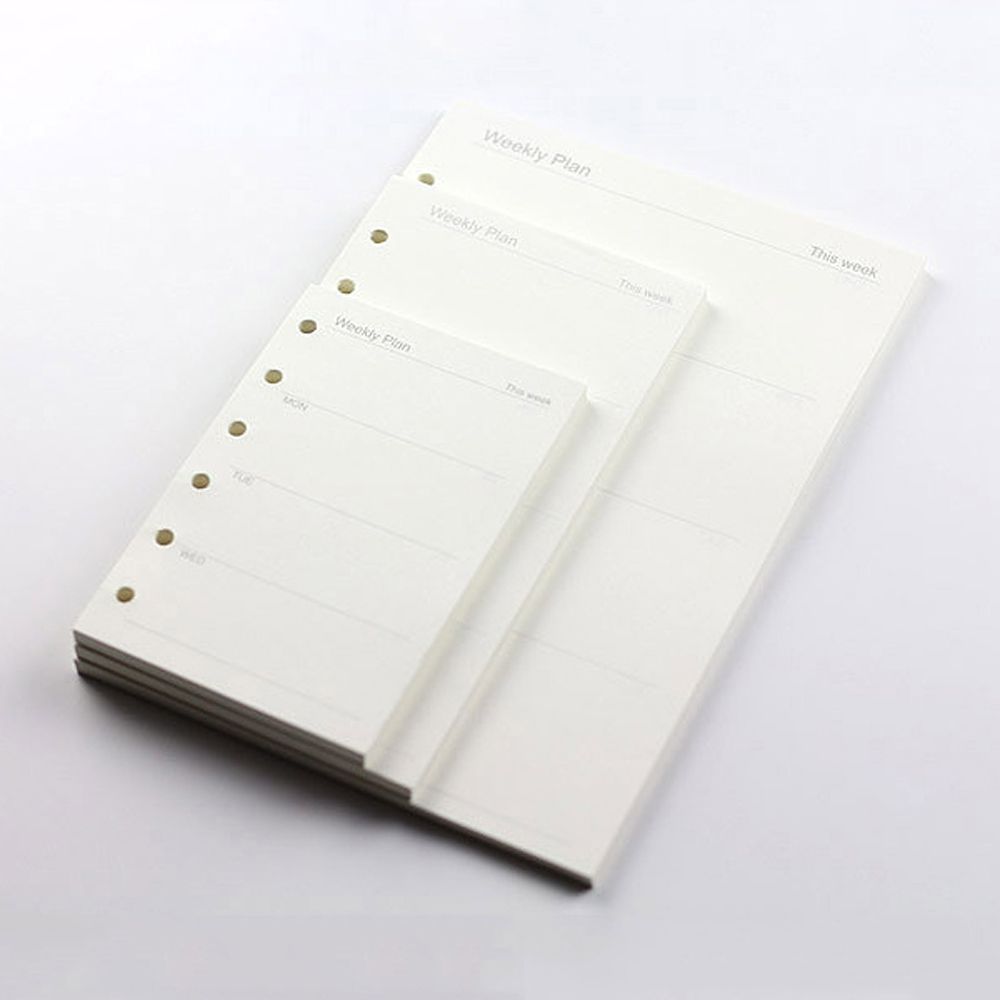 Ежедневник А5 А6 А7 Линия Сменные листы Внутренний блок Бумага Заправка для блокнота Заправка для органайзера Внутренний лист