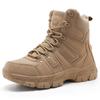 Fashion Mens Tactical Boots Mens Desert Waterproof Work Safety Shoes Climbing Hiking Shoes Ankle Mens Outdoor Boots