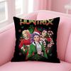 Anime K-pop Demon Hunter Cushion Cover Comfortable Reversible Pillow Cover Ideal for Car Sofa Bedroom & Beyond