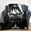 1pc Fantasmaland. Mario Flannel Throw Blanket HD Printed Lightweight Soft Warm All Season Blanket for Sofa, Bed, Travel, Camping Machine Washable