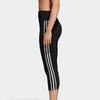 Adidas W D2M 3S 34 Tig Training Sports Knitted Tight Брюки женские низ черный DU2043