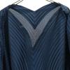 ISSEY MIYAKE Long sleeve 3D steam stretch deformed top Cut 2 Navy Women Used