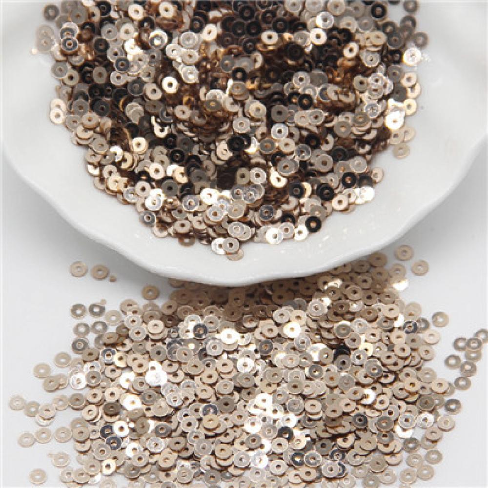 3mm 4mm 5mm 6mm Sequin Flat Round Loose Sequins Crafts Paillette Sewing Clothes Decoration DIY Accessory Lentejuelas Para Coser