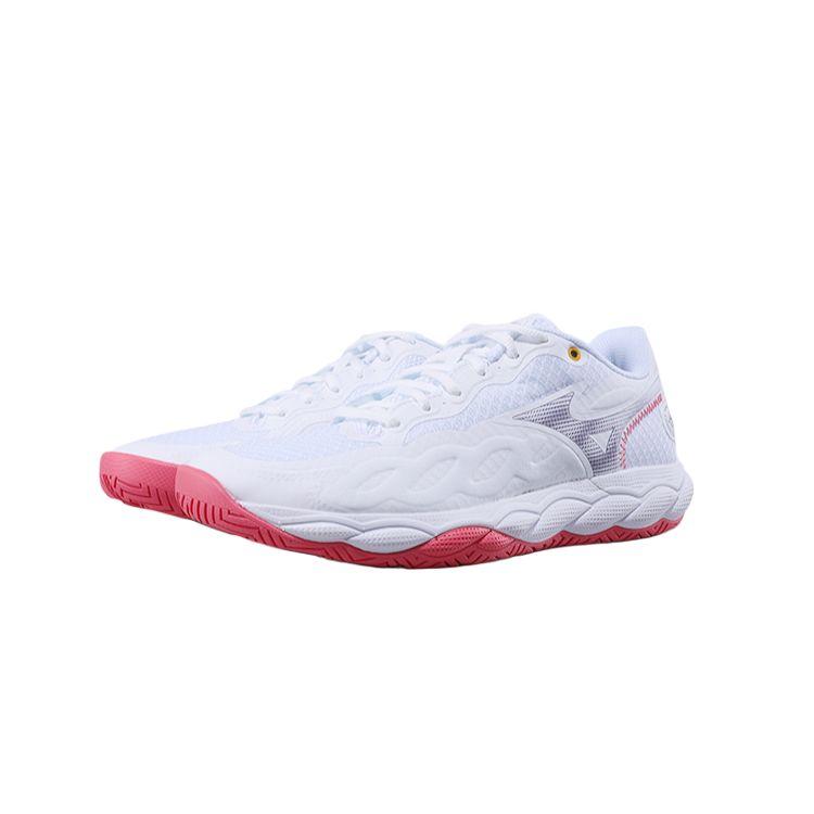 Mizuno Wave Enforce Court Удобные Универсальные Дышащие Низкие Теннисные Кроссовки Женские кроссовки Белые 61GA243361