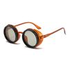 Ретро Панк Очки с затемнением Поляризованные Солнцезащитные очки Мужские Женские Круглые УФ400 Для вождения Солнцезащитные очки День и Ночь Очки Наружные Очки