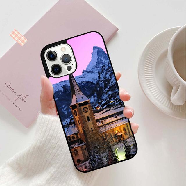 Чехол для телефона Zermatt Matterhorn Swiss Mountain для iPhone 17 Air 16 15 14 Plus apple 16 11 12 13 Pro Max coque