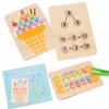 Children Clip Beads Color Sorting Game Montessori Teaching Tool Math Addition Subtraction Learning Educational Toys for Kid Gift