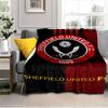 Global Football Club Sheff Blanket Lightweight Ideal Bedding Blanket Perfect for Travel, Camping, Living Rooms, Offices, Sofas, Fan Christmas gift