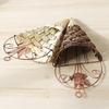 Корзина для растений, привлекательная нержавеющая металлическая настенная кашпо для суккулентов, подвесные корзины для дома