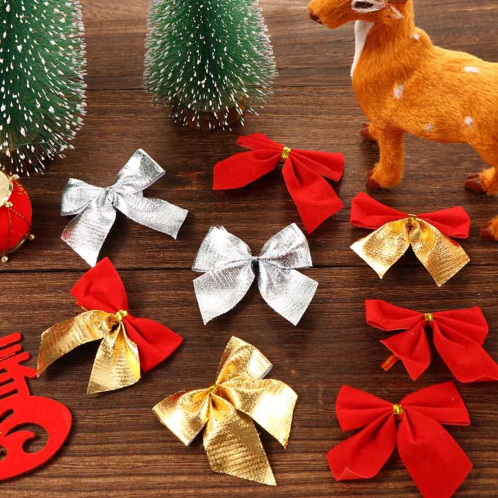 Вечеринка для поделок Новый год Рождество Рождественские украшения Рождественские банты Банты Подвесные украшения