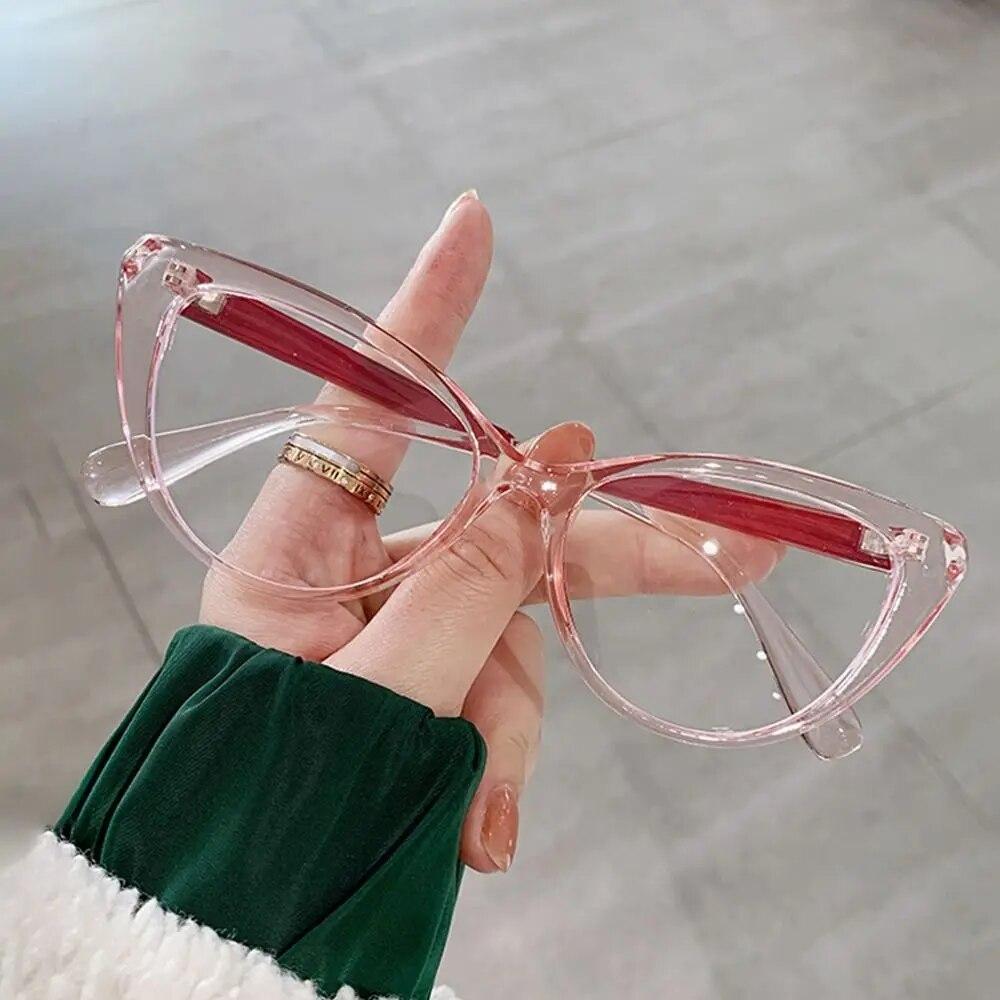 Fashion Women Small Frame Leopard Print Anti-UV Blue Rays Glasses Computer Goggles Ultra-light Eyeglasses Flat Mirror Eyewear