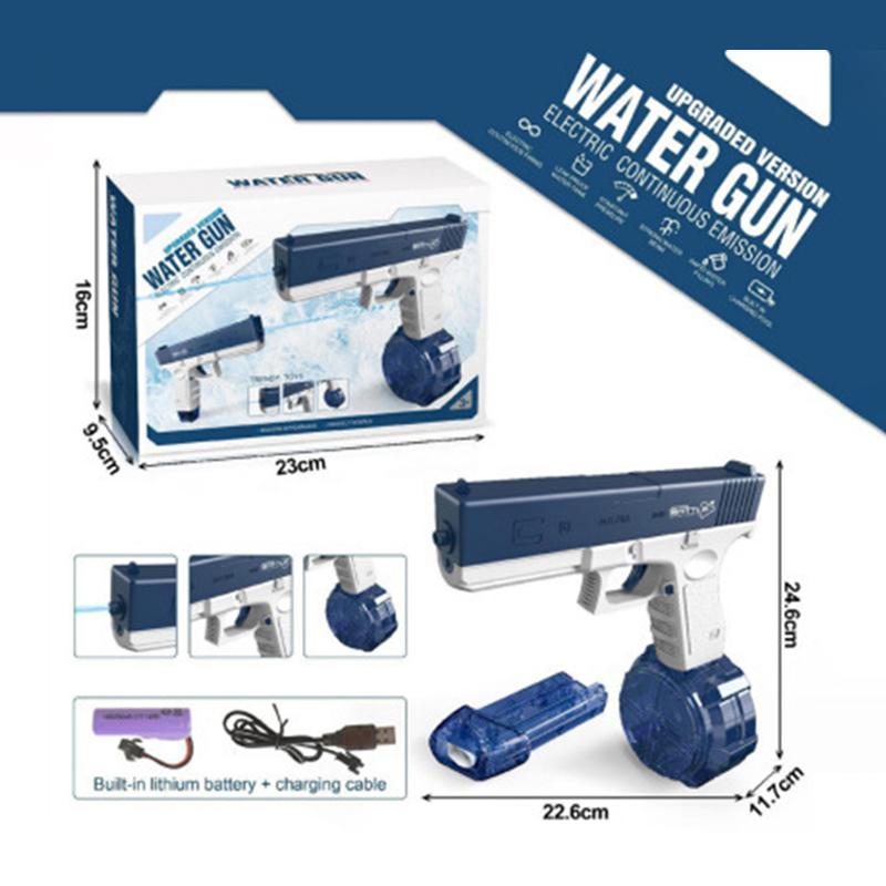 Водяной пистолет большой емкости Летняя развлекательная игрушка для водных игр Полностью автоматический водяной пистолет Игрушки для открытого бассейна