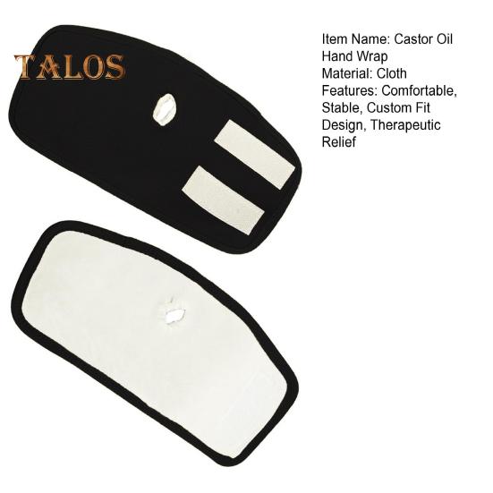1/2 шт. Касторовое масло для рук, мягкая компрессионная поддержка запястья с касторовым маслом, регулируемая запястная скоба с липучкой для правой и левой руки
