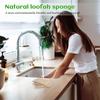 Loofah Dish Sponge 10 PCS Natural Sponges Compostable Natural Loofah Sponges Uses For Kitchen