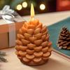 Candle Molds Pine Cone Reusable Craft Supplies Christmas Decor Silicone Candle Molds for Wax Resin Casting Plaster Epoxy Soap