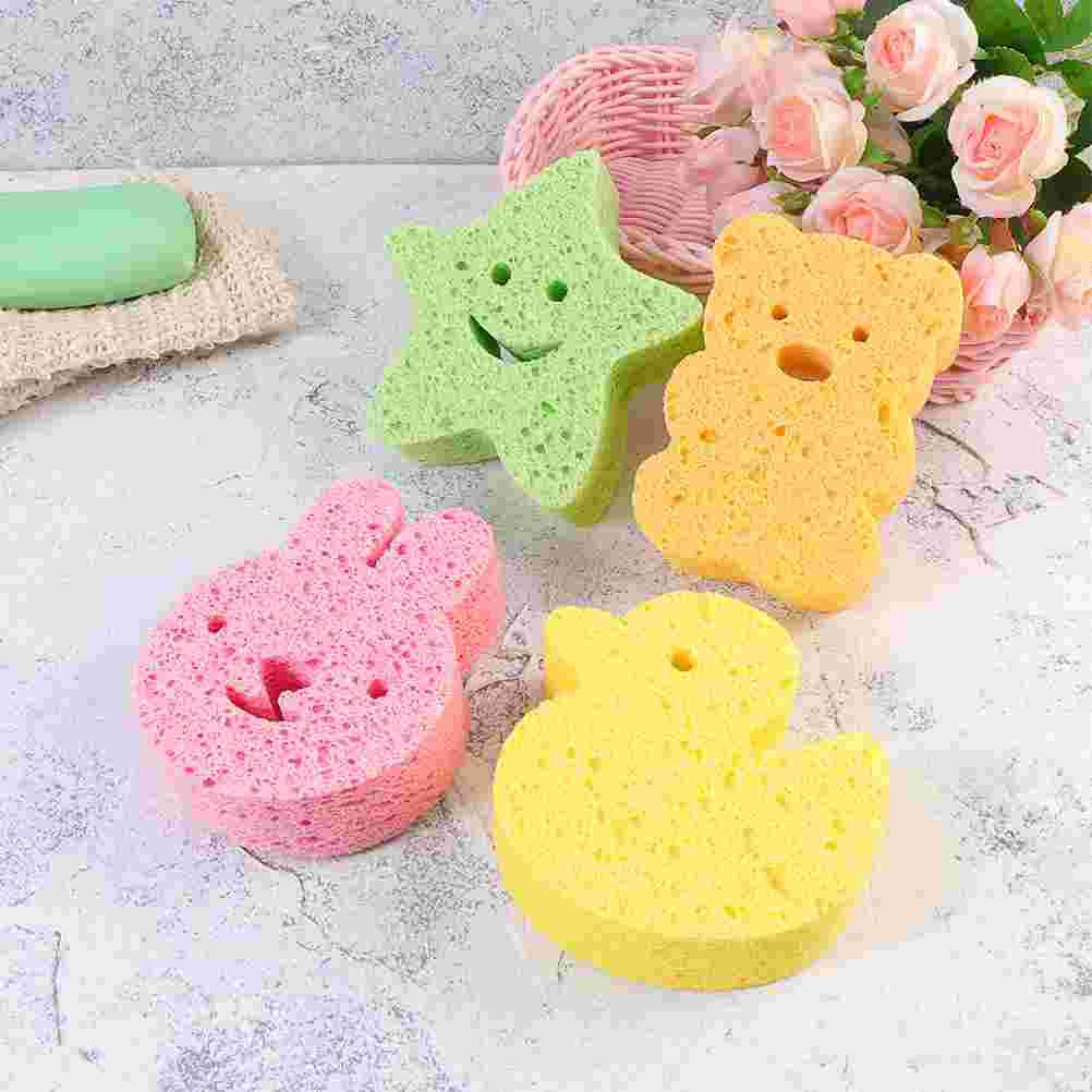 Foam Loofah Sponge Body Wash Children's Bath Accessories Baby Shower Tools Sponges