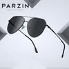 PARZIN поляризованные мужские солнцезащитные очки в авиационной металлической оправе из сплава солнцезащитные очки мужские очки для вождения 8204