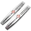 2pcs New 3D Metal UMBRELLA CORPORATION Resident Evil Logo Car Sticker Side Emblem Badge Auto Rear Trunk Decoration Decal Styling