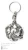 Dogue de Bordeaux, French Mastiff – Silver-plated pendant with a dog in a decorative box, handbag decoration – Design 02 | Art-Dog