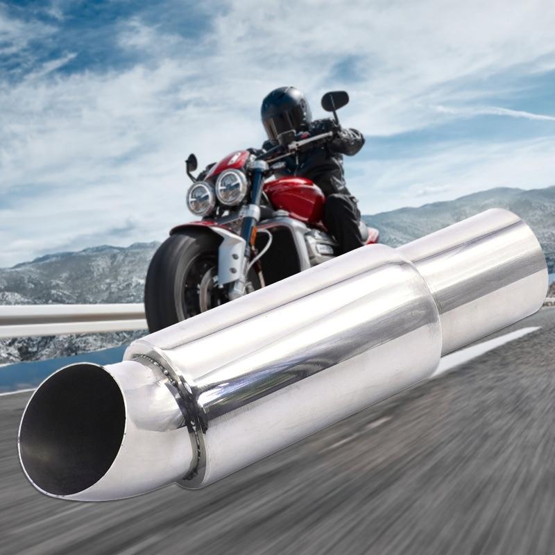 Универсальная выхлопная труба глушитель хвостовая труба нержавеющая сталь интерфейс 51 мм конец выхлопной системы