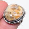 Natural Russian Dendritic Gemstone 925 Sterling Silver Jewelry Ring Size 7 U3A51
