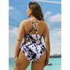 Новые сексуальные бикини с высокой талией, женский купальник, женский комплект бикини с принтом, большой размер, купальный костюм, летний бикини