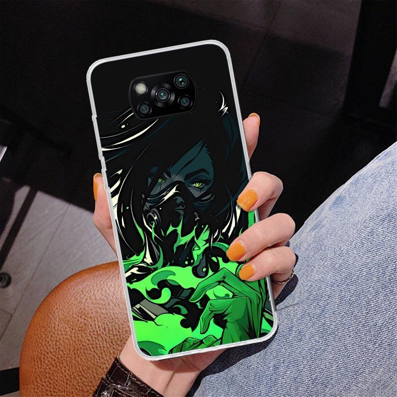 Valorant Game Cool Phone Case For Xiaomi Poco X7 X6 X5 Pro F7 Ultra Redmi 15C 15 13C 13 12C 12 10 10A 10C 9 9A 9C 9T Cover Poco