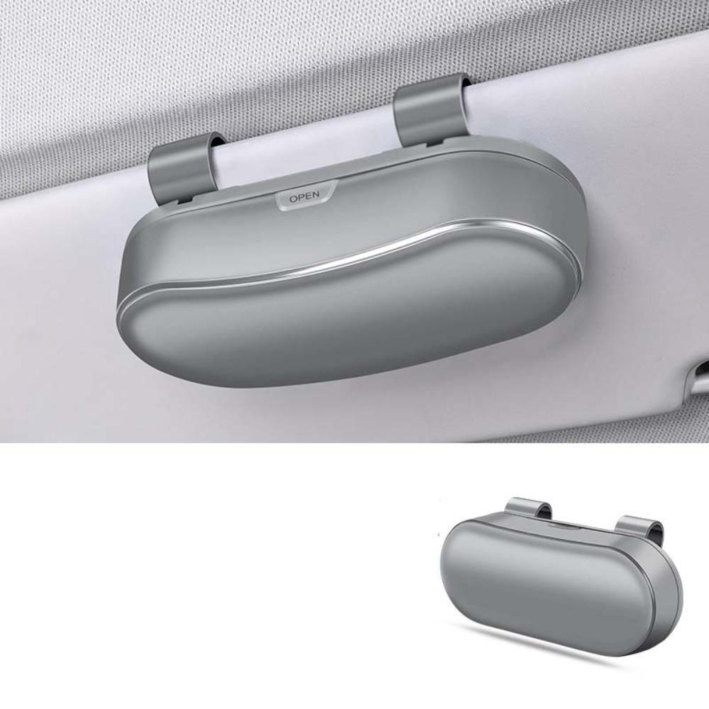Multifunctional Car Sunglasses Holder Portable Sun Visor Storage Box  Car Interior Accessories