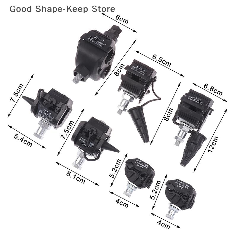 1PC 1KV High Voltage Insulation Piercing Connector Low Voltage Cable Splitter Electrical Insulation No Peeling Piercing Clamp