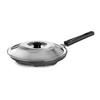 CELLO Сковорода-аппамница с 12 ячейками с антипригарным покрытием для приготовления хрустящих аппамов с крышкой | Легко моется, экономит место, незаменимый кухонный аксессуар | Компактная серая посуда