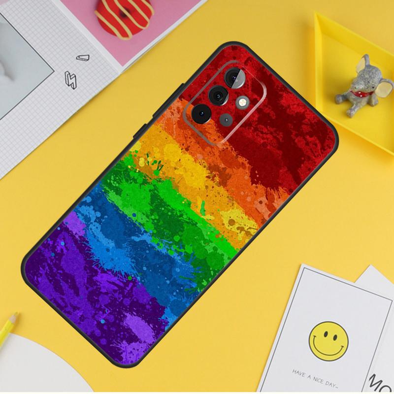 Гей Лесбиянка ЛГБТ Радужный Прайд Чехол для телефона для Samsung Galaxy A53 A33 A13 A12 A32 A52 A14 A34 A54 A15 A25 A35 A55 A71 A51
