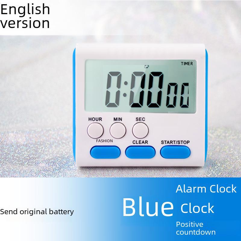 Двуязычный 24-часовой цифровой кухонный таймер