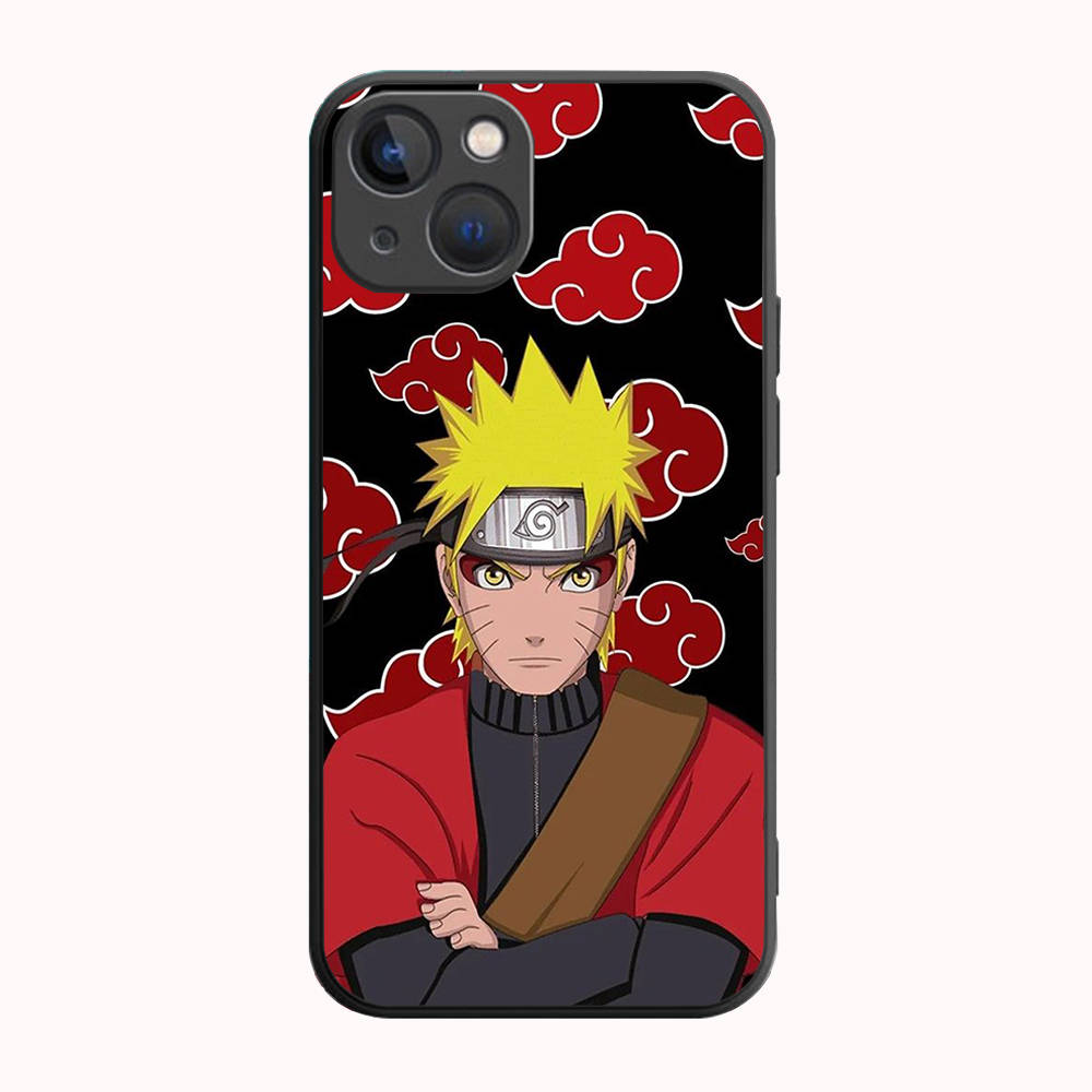 Черный чехол B-34 Naruto для OPPO A5 A9 A15 A16 A55 A94 A95 A96 Reno 6 7 8 10 5G Realme 7I 8I C30 C31 VIVO V23E V25 V27 Pro Y20S Y17S