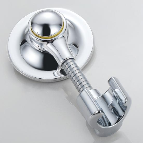 Shower Head Holder Suction Cup Bracket 360 Degree Rotation Adjustable Angle Shower Bracket Strong Adsorption Easy Install Shower Wall Mount