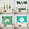 Cross-border Supply Christmas Tree Decoration Home Tapestry Beach Towel Cushion