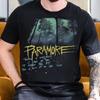 2025 Редкая футболка Paramore с расшифровкой текстов Мужская Горячие темы в Летних сумерках Суперфутболка Повседневная Хлопок Короткий рукав