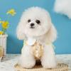 Dog Clothes Princess Wind Lace Polka Dot Traction Dress Teddy Bigbear Summer Thin Pet Clothes